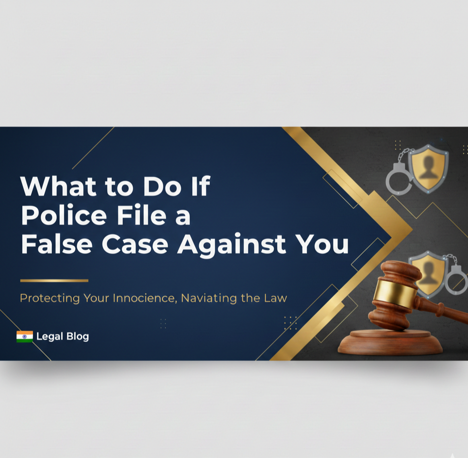 What to Do If Police File a False Case Against You